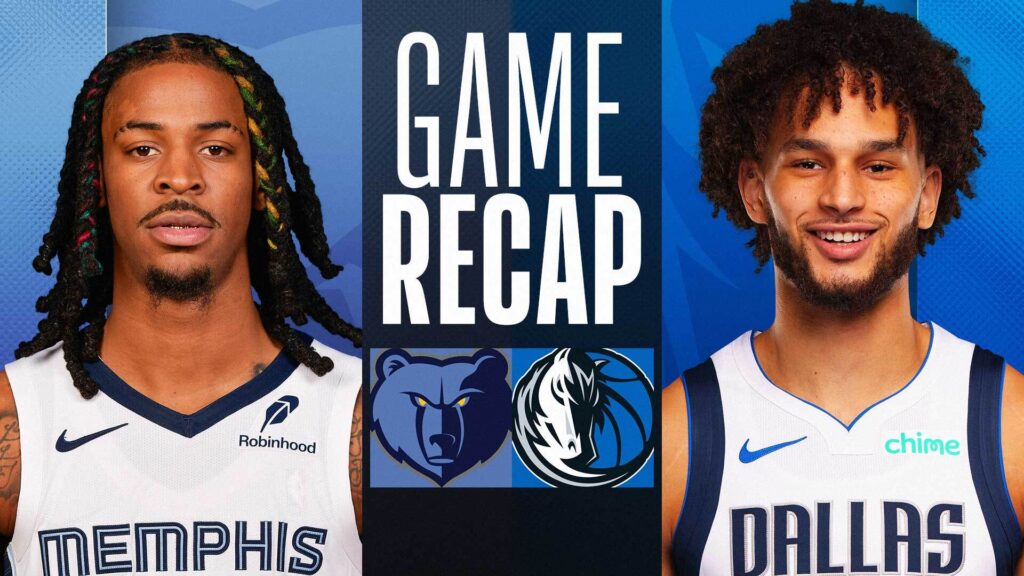 memphis grizzlies vs dallas mavericks match player stats